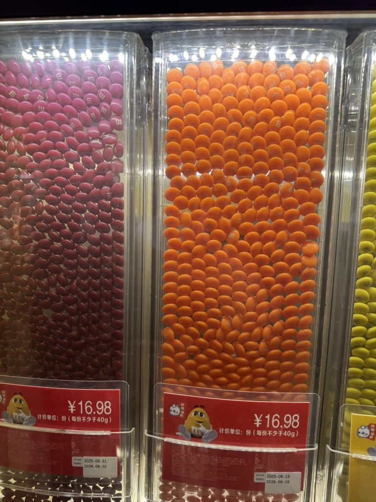 <p>M&amp;Ms?</p>
